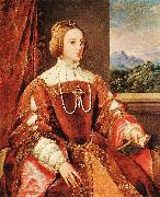TIZIANO Vecellio Empress Isabel of Portugal r Norge oil painting reproduction